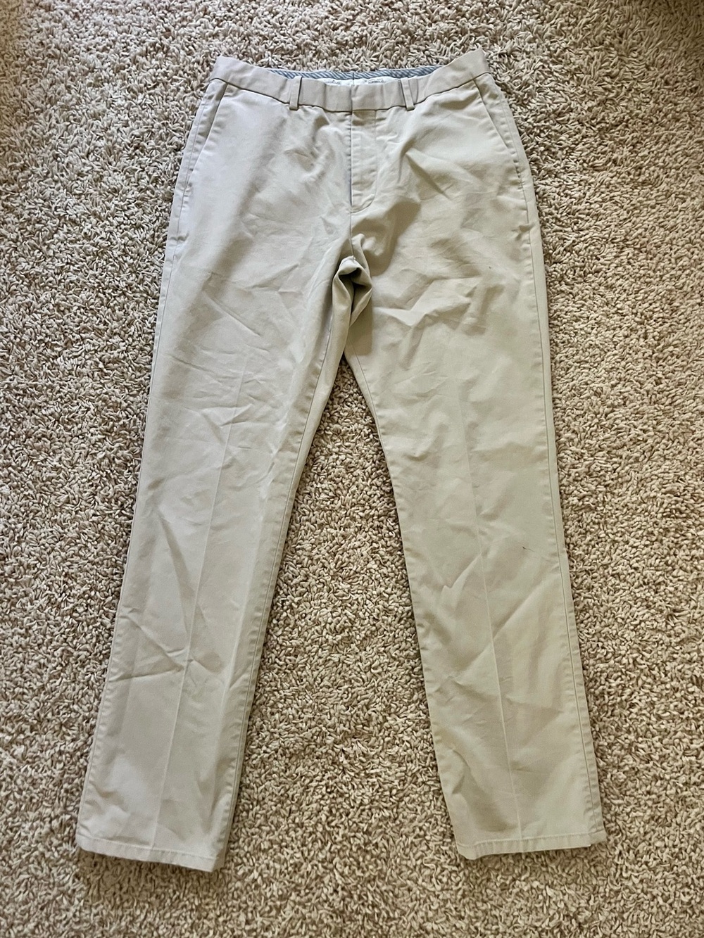 Perry Ellis Portfolio Slim Fit Khaki Pants